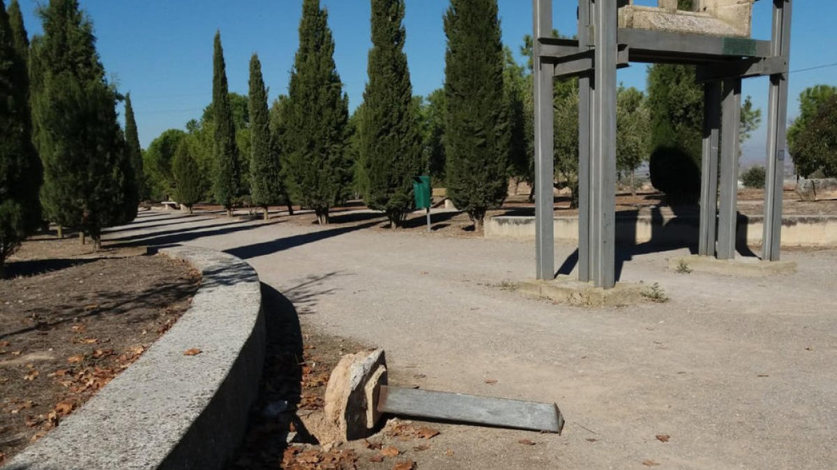 Aparecen destrozos por valor de 4.000 euros en el Parque de Sant Eloi de Tàrrega