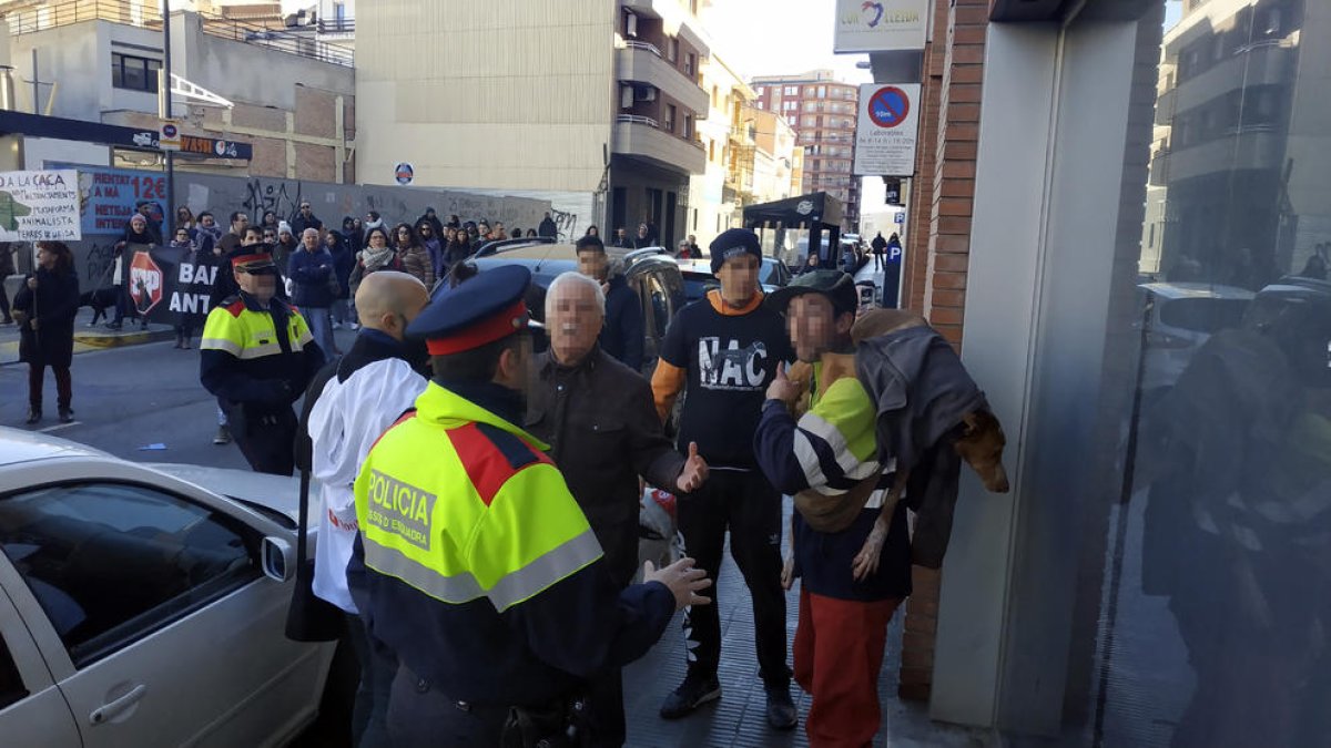 La marxa va sortir de la subdelegació del Govern i va recórrer l’Eix Comercial.