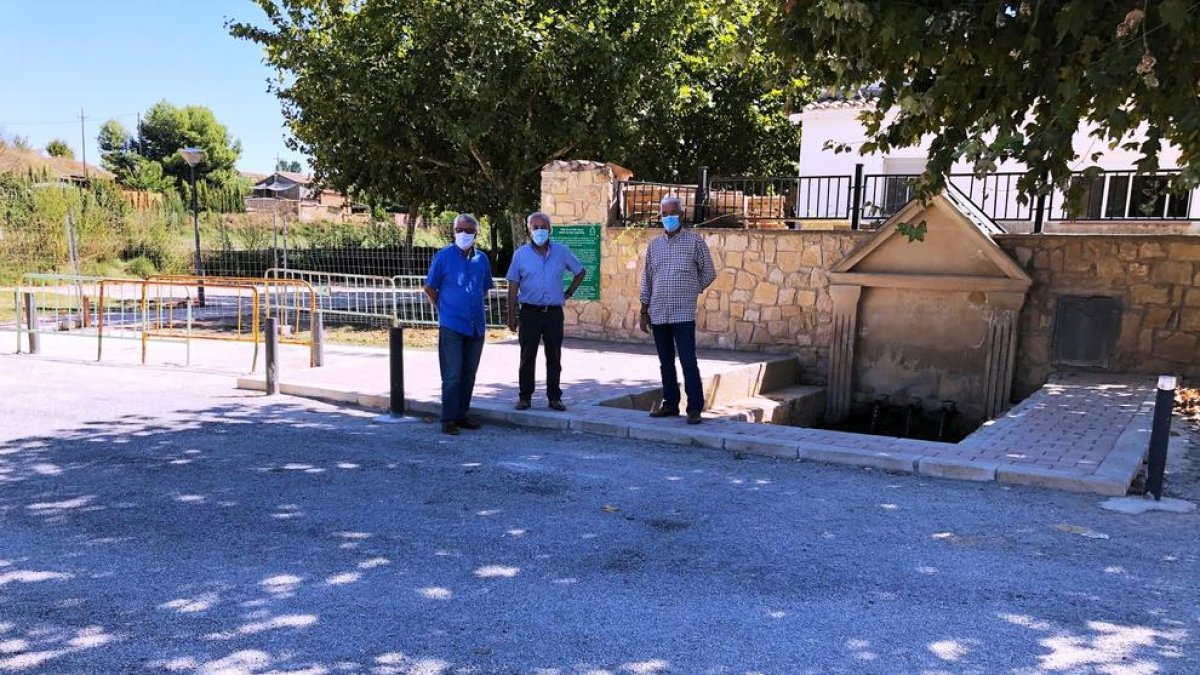 Visita d’obres en algunes zones ja millorades de les Borges.