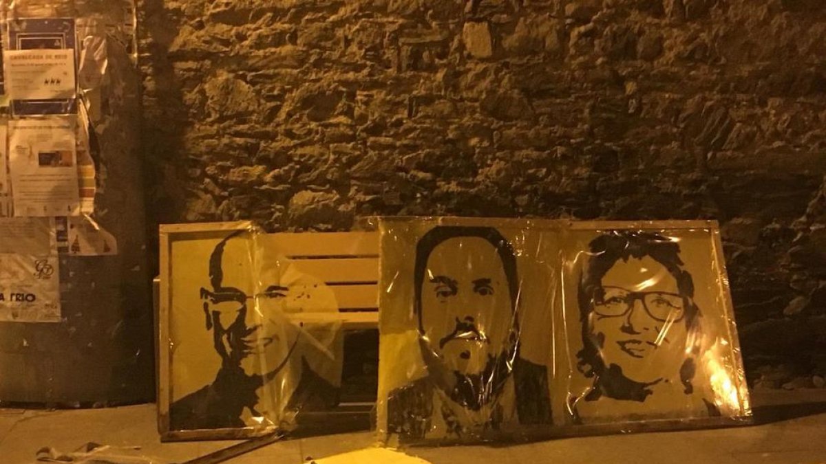 Imatge de les fotos tirades en un carrer d’Esterri d’Àneu.