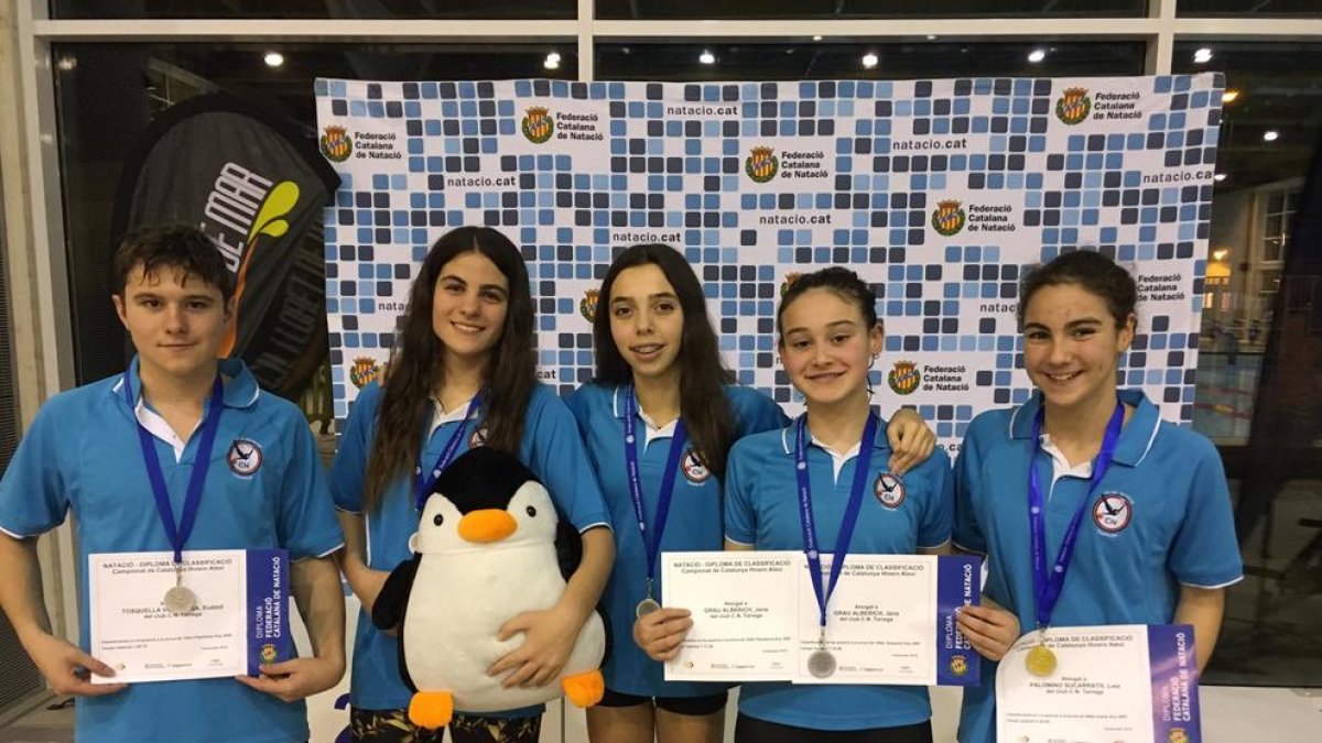 La natació lleidatana va tancar el Campionat de Catalunya amb 22 medalles.