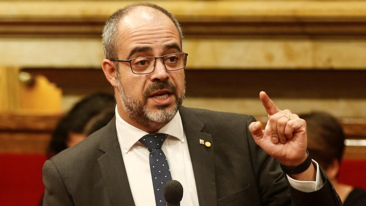 El fins ara conseller d'Interior, Miquel Buch.