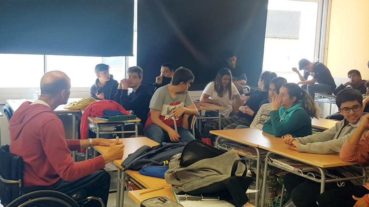 Imatge d’una de les sessions informatives del programa ‘A l’Alt Urgell posem el fre!’.