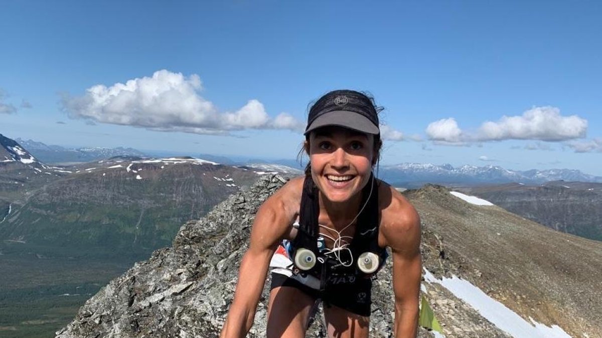 Sílvia Puigarnau, durant un entrenament.