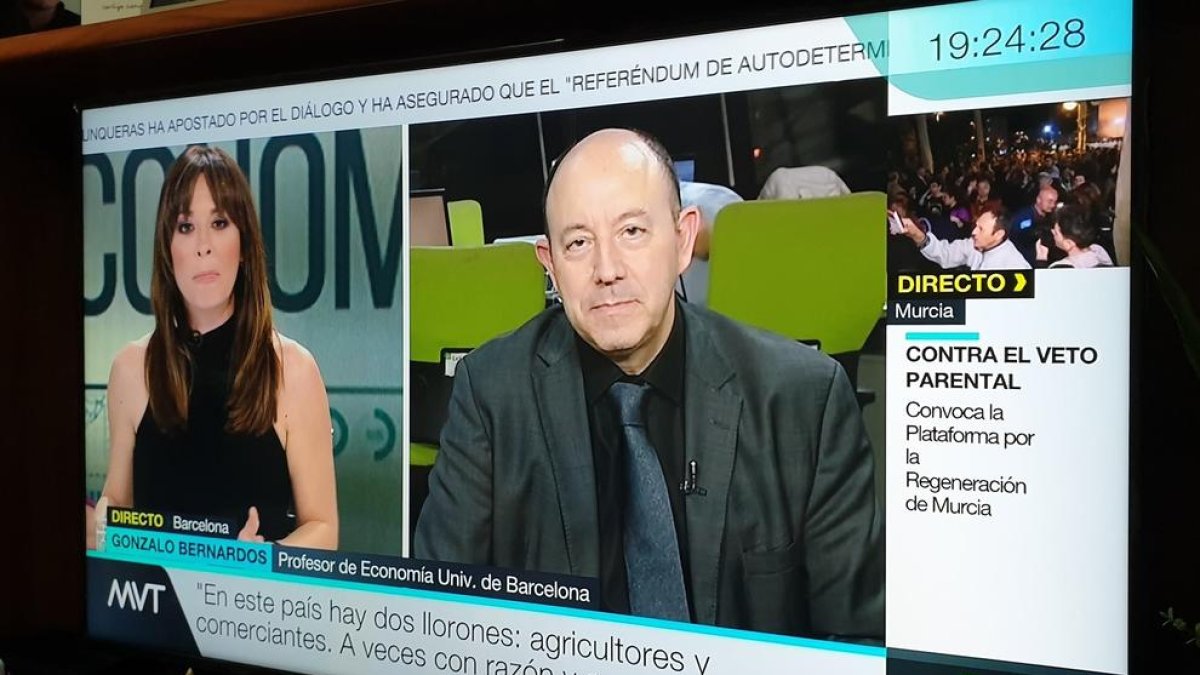 Gonzalo Bernardos, en su intervención en La Sexta