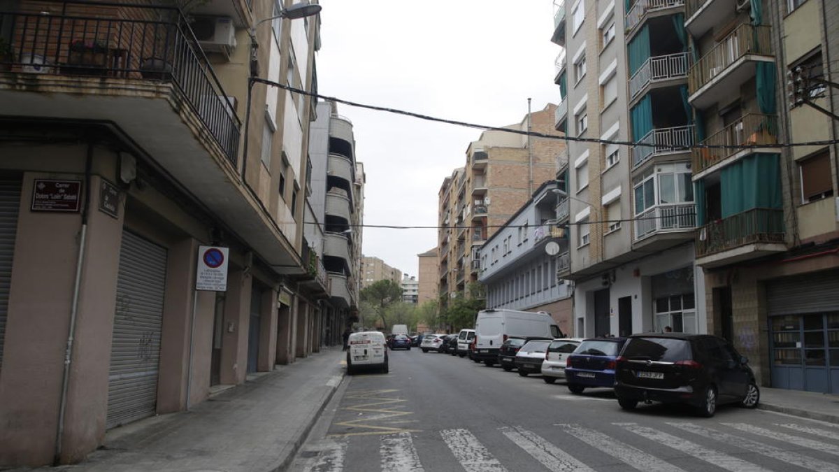 Imatge del carrer Castella, on els detinguts presumptament van assaltar un dels prostíbuls.