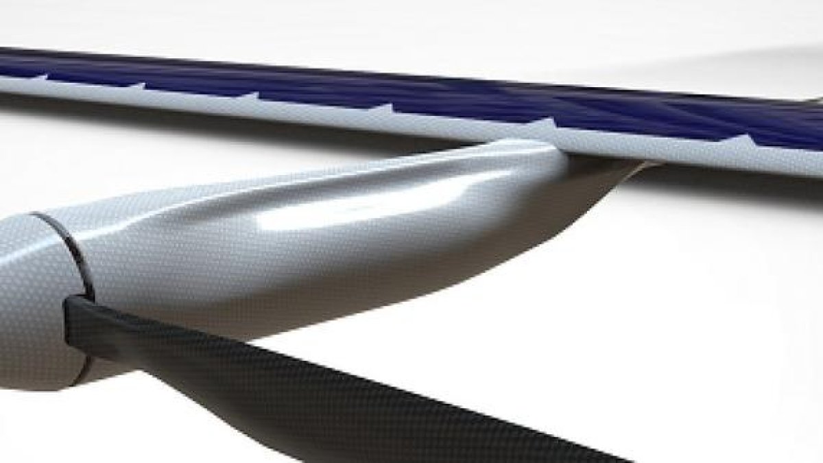 Un estudiant de la UPC projecta un avió solar amb autonomia infinita