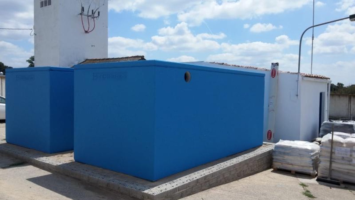 Imatge de la potabilitzadora de Cubells.