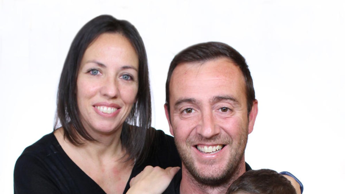 La familia Urgel-Murillo, con el pequeño Mateo a la izquierda.