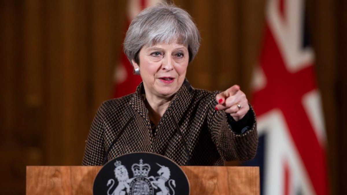 La primera ministra británica, Theresa May.