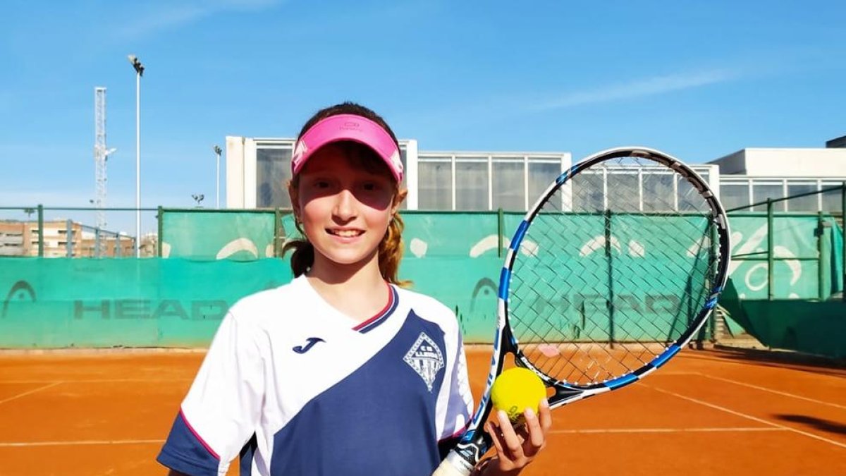 Cèlia Torrelles, del CN Lleida, clasificada para el Campeonato de España alevín de tenis