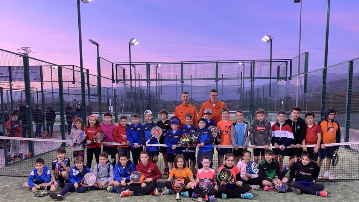 Torneo de pádel de menores en el Club Tennis Balaguer