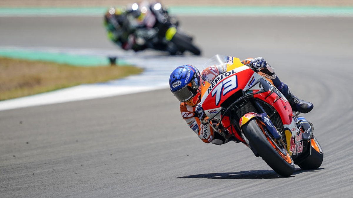 Àlex Márquez, durante una de las carreras disputadas en el circuito de Jerez.