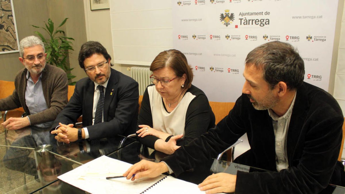 Reunió de treball sobre la nova estació d'autobusos de Tàrrega