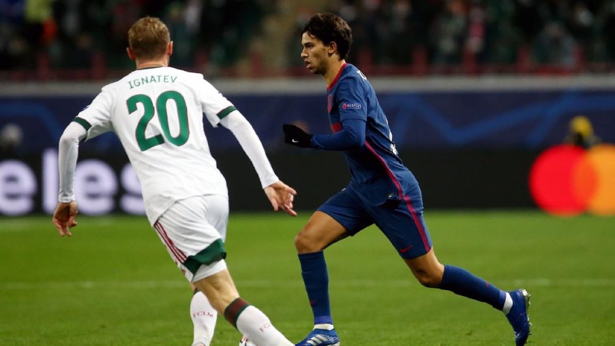 Joao Félix va liderar els matalassers a la segona meitat, però aquesta vegada no va marcar.