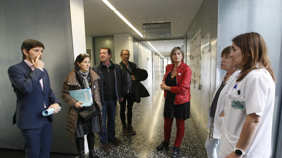 La consejera Vergés ha visitado el CAP Onze de Setembre.