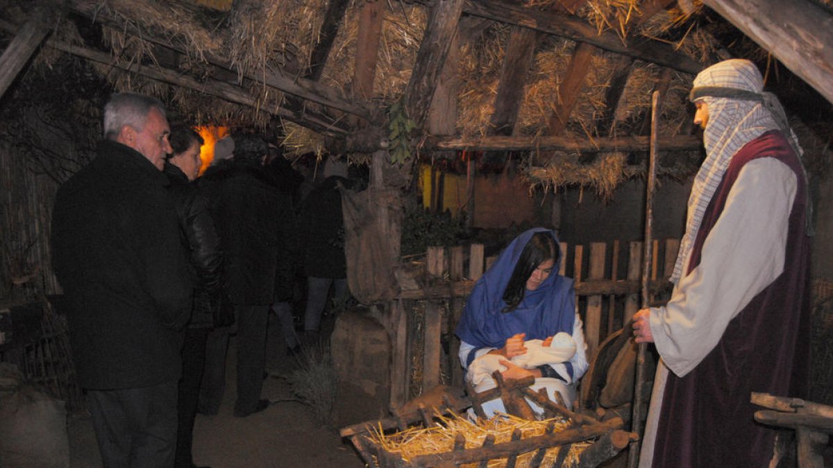 El pessebre vivent de Linyola culmina el vintè aniversari amb 3.500 visitants