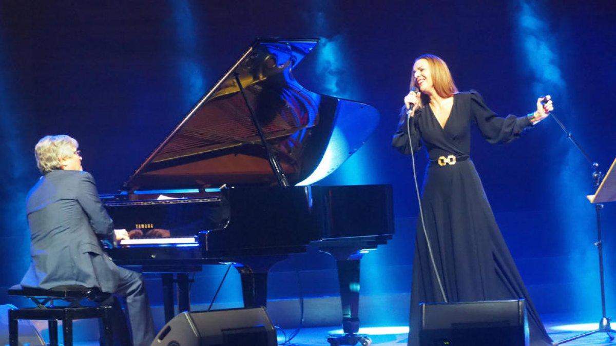 Chano Domínguez i Mariola Membrives, a l’Auditori de Lleida.