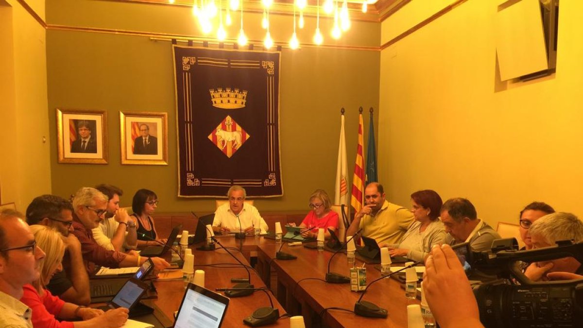 Imatge d'arxiu d'un ple de les Borges Blanques