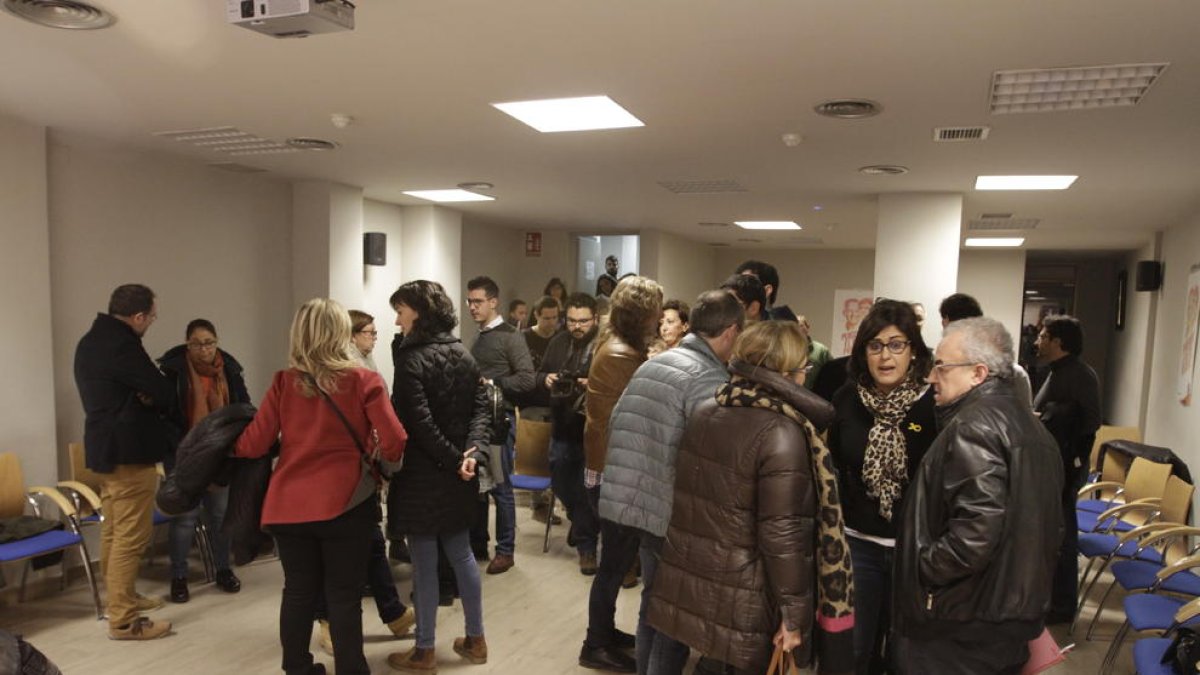 El sector crític, en l’última reunió a Lleida el desembre passat.