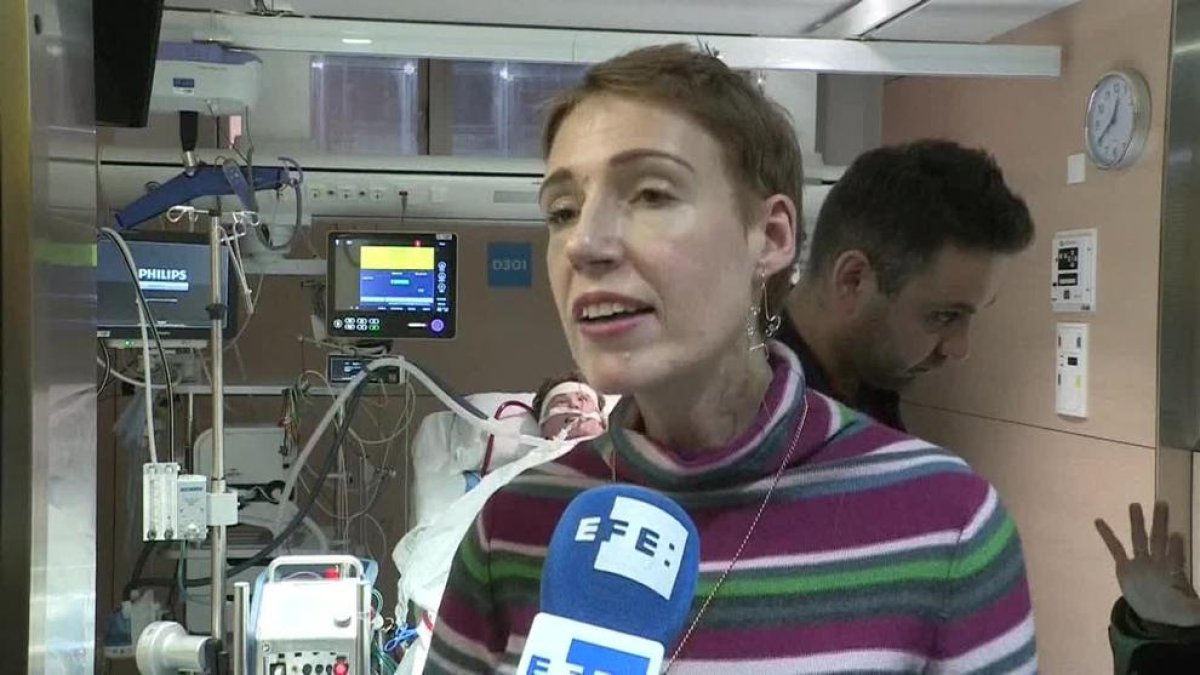 Audrey Mash en el Vall d’Hebrón.