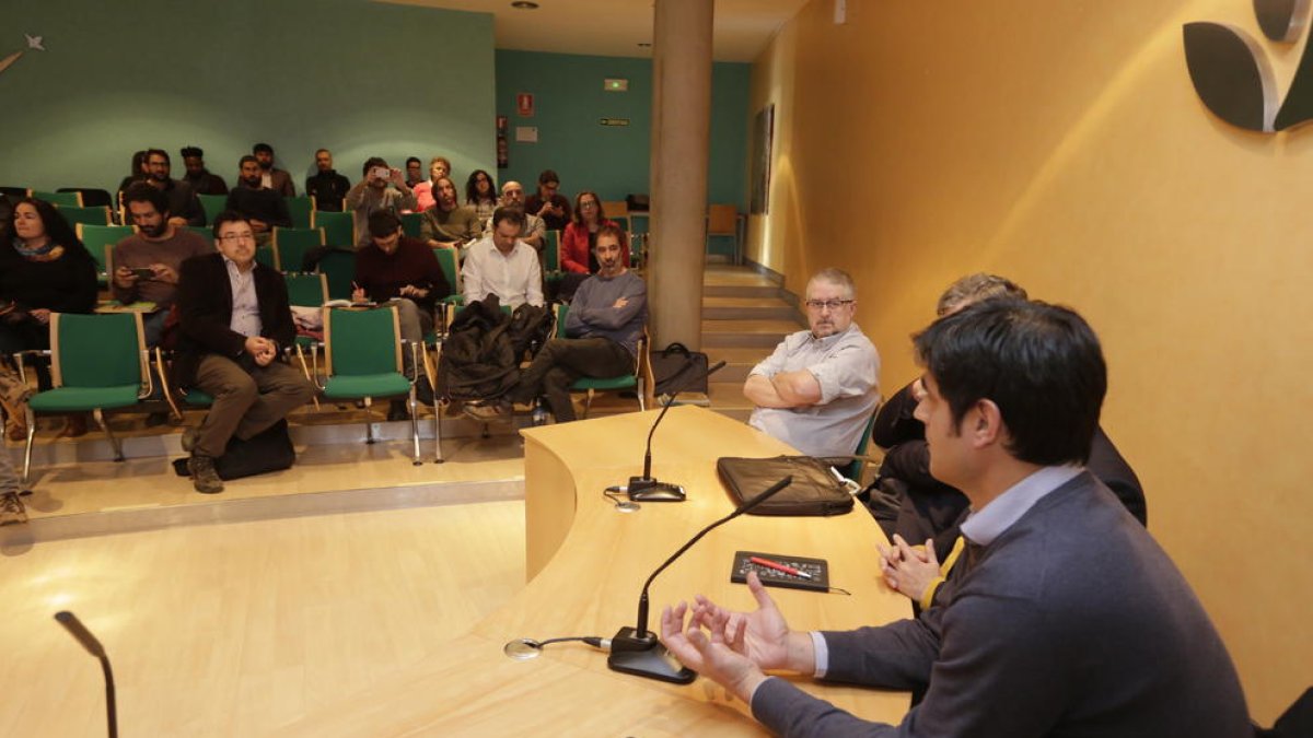 La jornada sobre investigació forestal, ahir a Agrònoms.