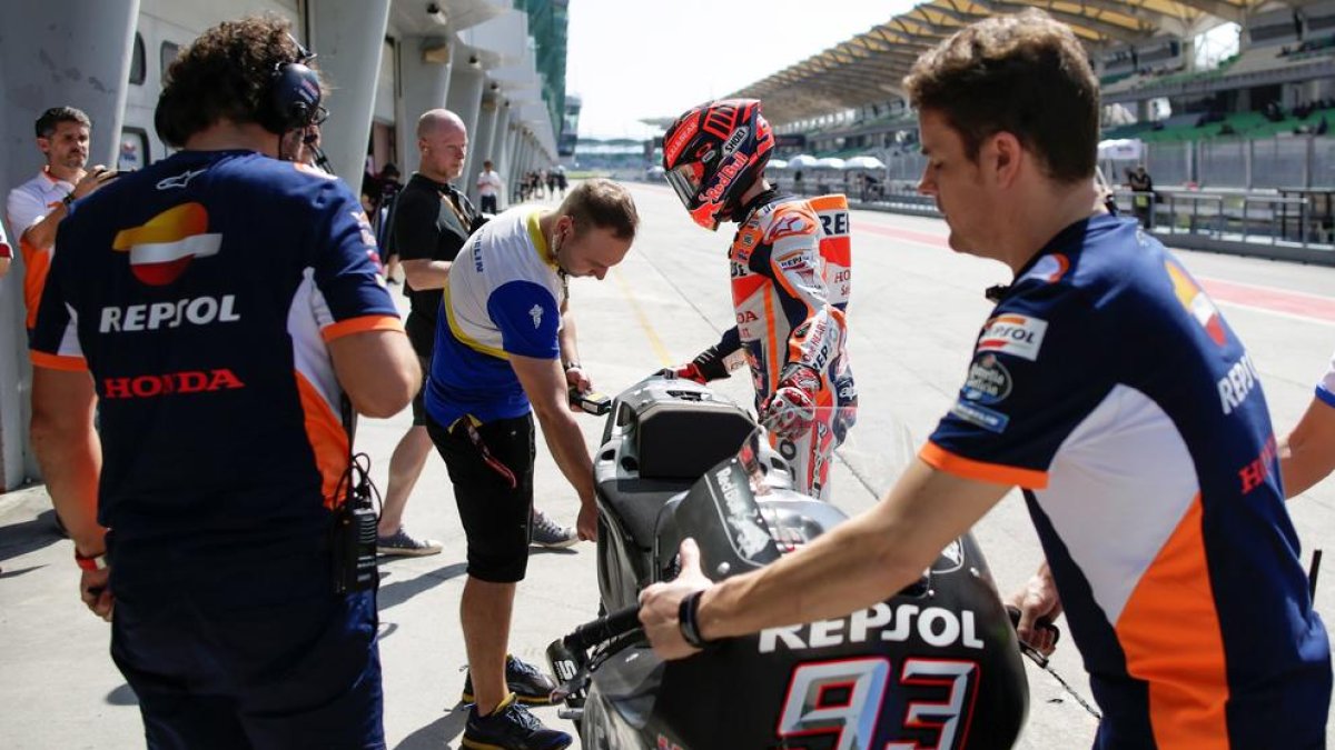 Marc Márquez obre la pretemporada a Malàisia amb el millor temps