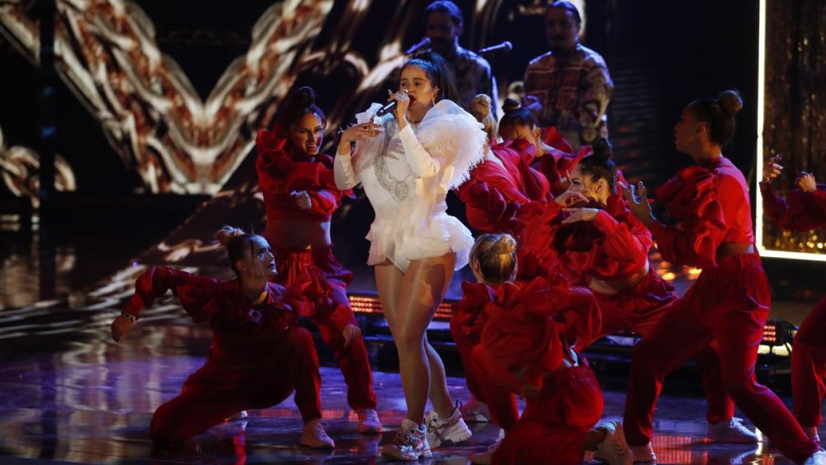 La cantant catalana, als anteriors Grammy Llatins, a Las Vegas.