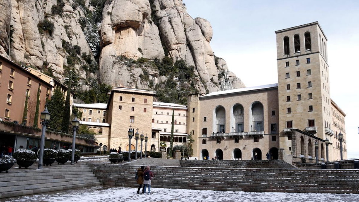 Imagen de archivo de la abadía de Montserrat.