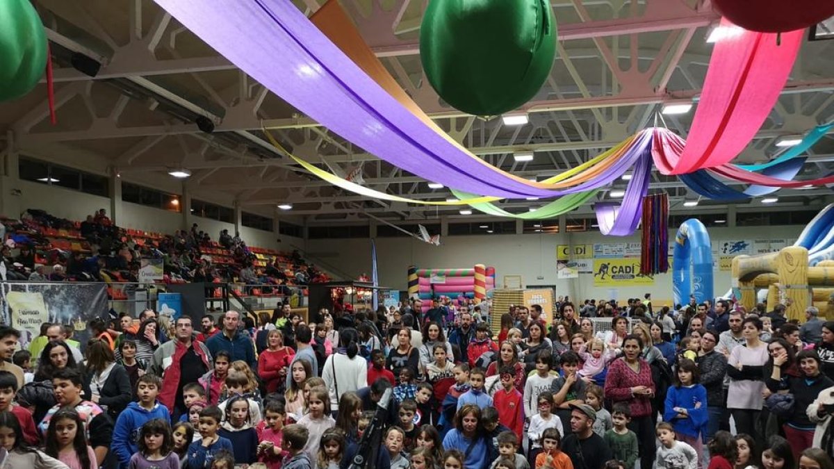 Los niños fueron los que más disfrutaron de las actividades navideñas.