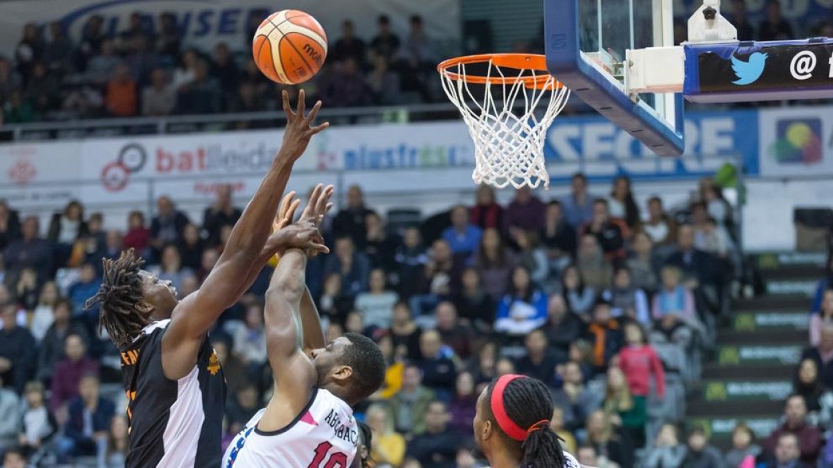 Massine Fall, durante el partido del pasado viernes ante el Valladolid.