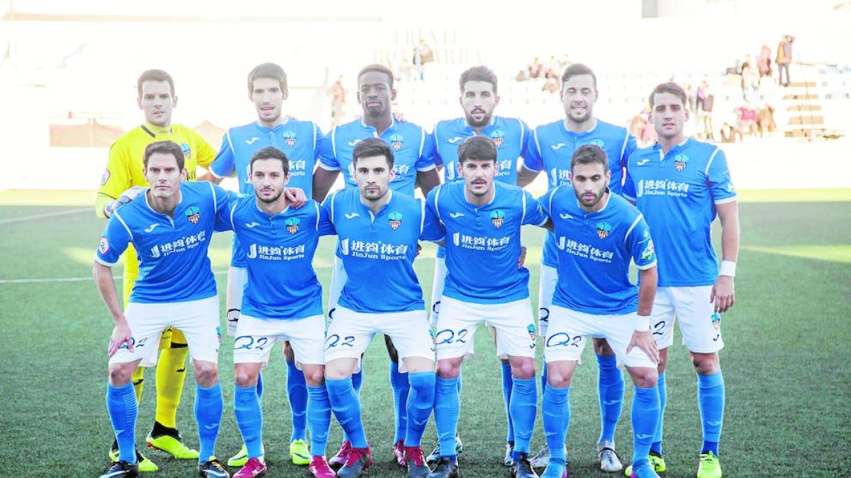 L’onze inicial que va presentar el Lleida diumenge davant de l’Ontinyent.