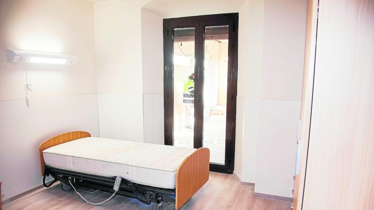 La primera planta de la residència Mas Vell d’Agramunt.