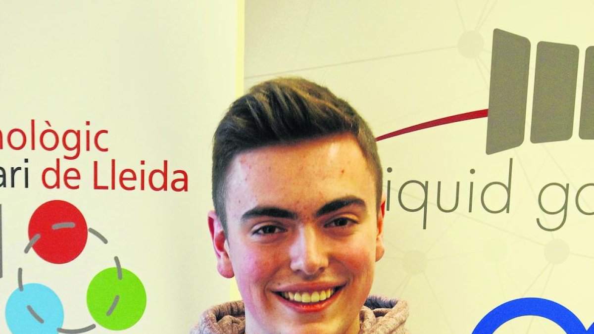 El estudiante Pau Machetti.