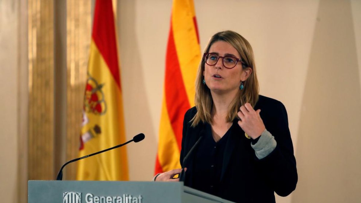 La consellera de Presidencia y portavoz del Govern, Elsa Artadi.