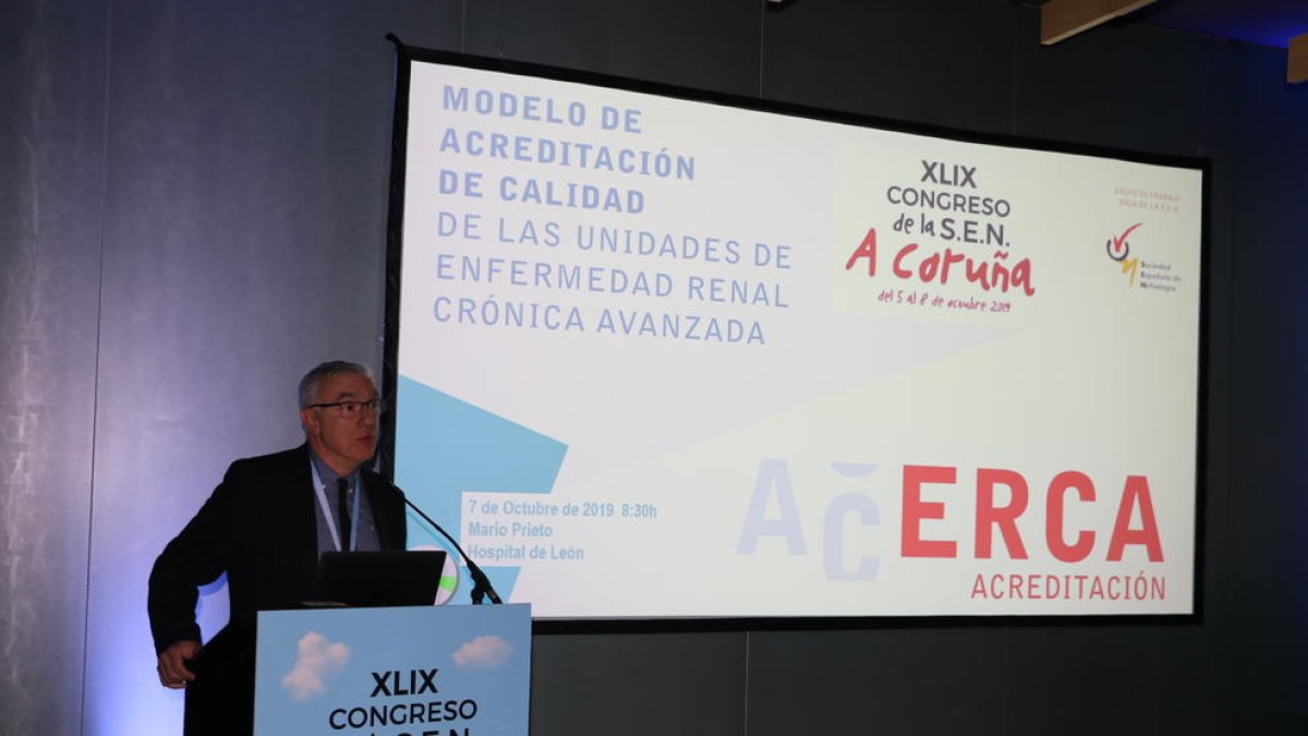 Congreso de la Sociedad Española de Nefrología, en A Coruña.