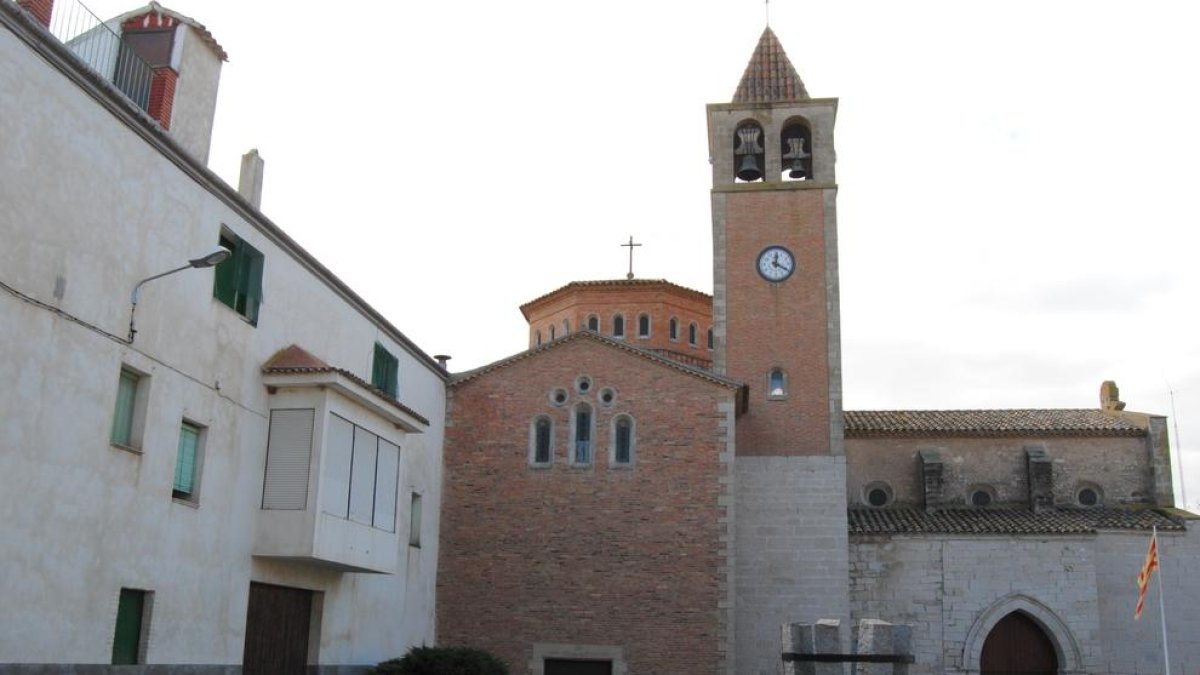 La iglesia de Vilanova de Bellpuig.