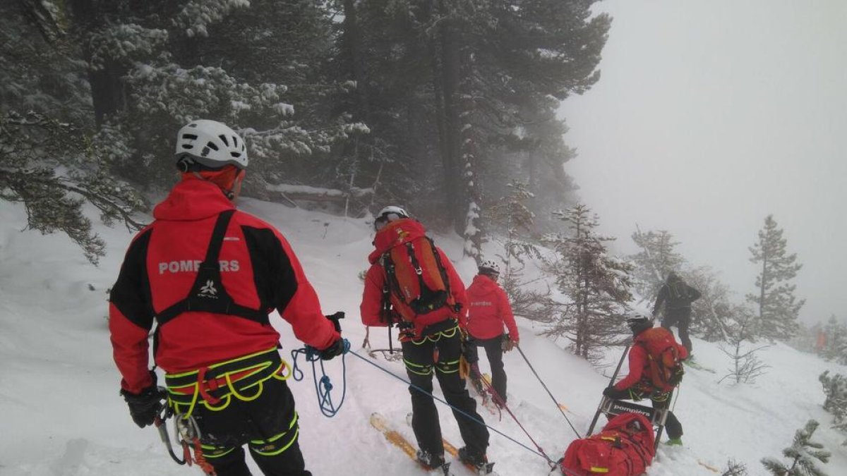 Herido grave un esquiador tras un alud en Aran