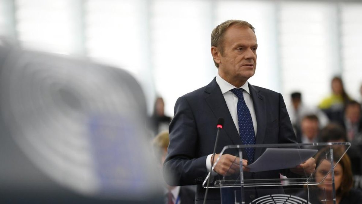 Imatge d’arxiu del president del Consell Europeu, Donald Tusk.