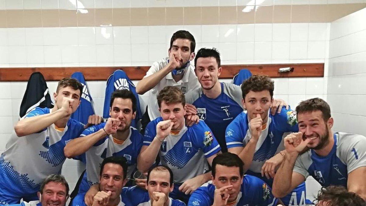 Los jugadores celebraron la reciente paternidad de Jepi Selva.