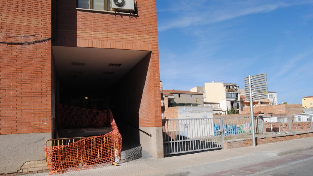 Les obres a l’edifici Sant Jordi.