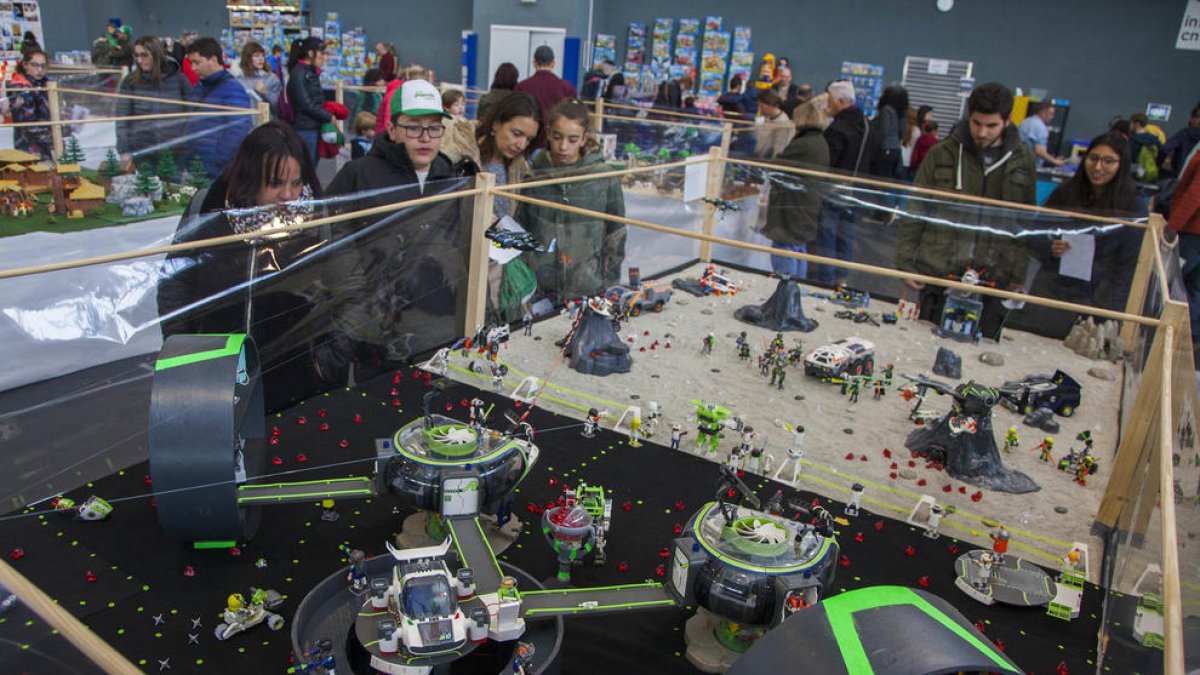 El diorama inspirat en Star Wars, amb el palau de Jabba, és un dels que desperten més admiració.