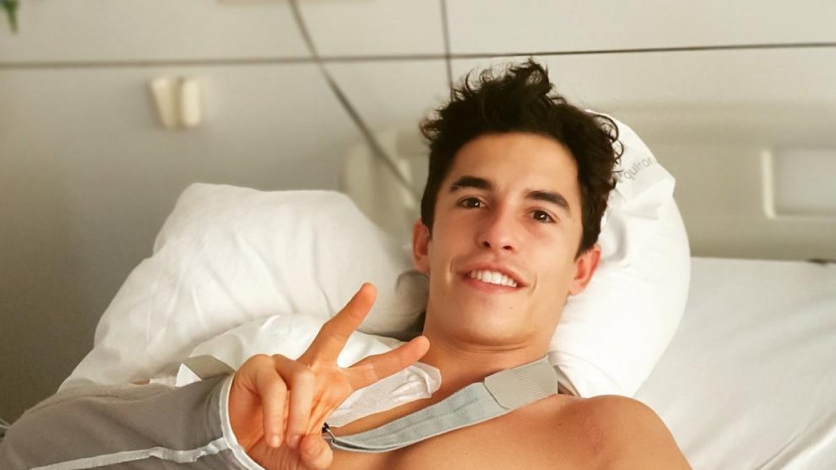 Márquez, operat de nou