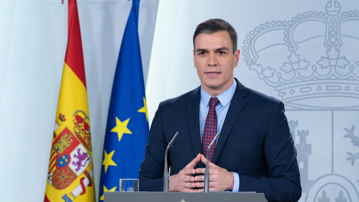 El presidente del Gobierno español, Pedro Sánchez