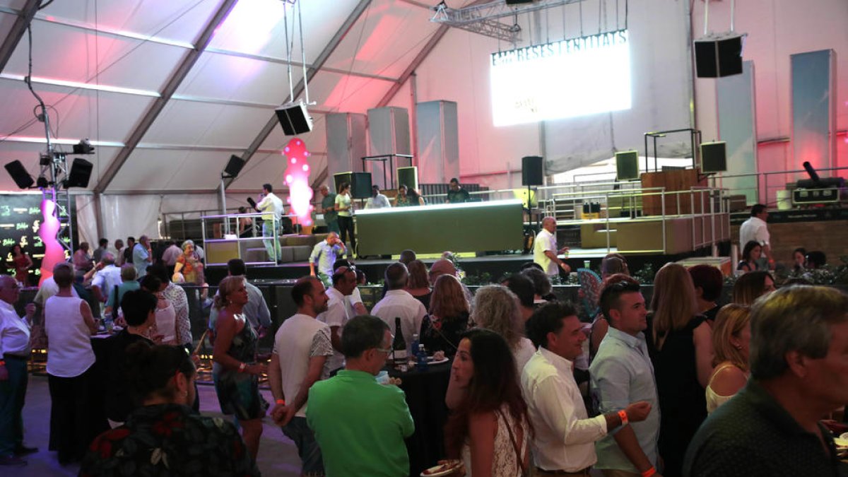 Imatge d’una festa a l’interior de la discoteca aquest estiu.