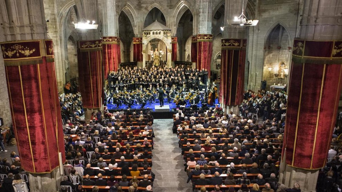 L’església de Santa Maria es va omplir l’any passat a vessar.