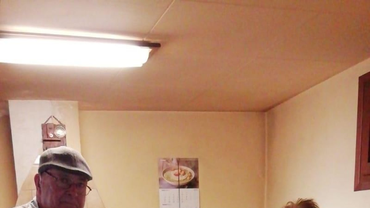 Usuarios del servicio de comedor a domicilio de Bellaguarda.