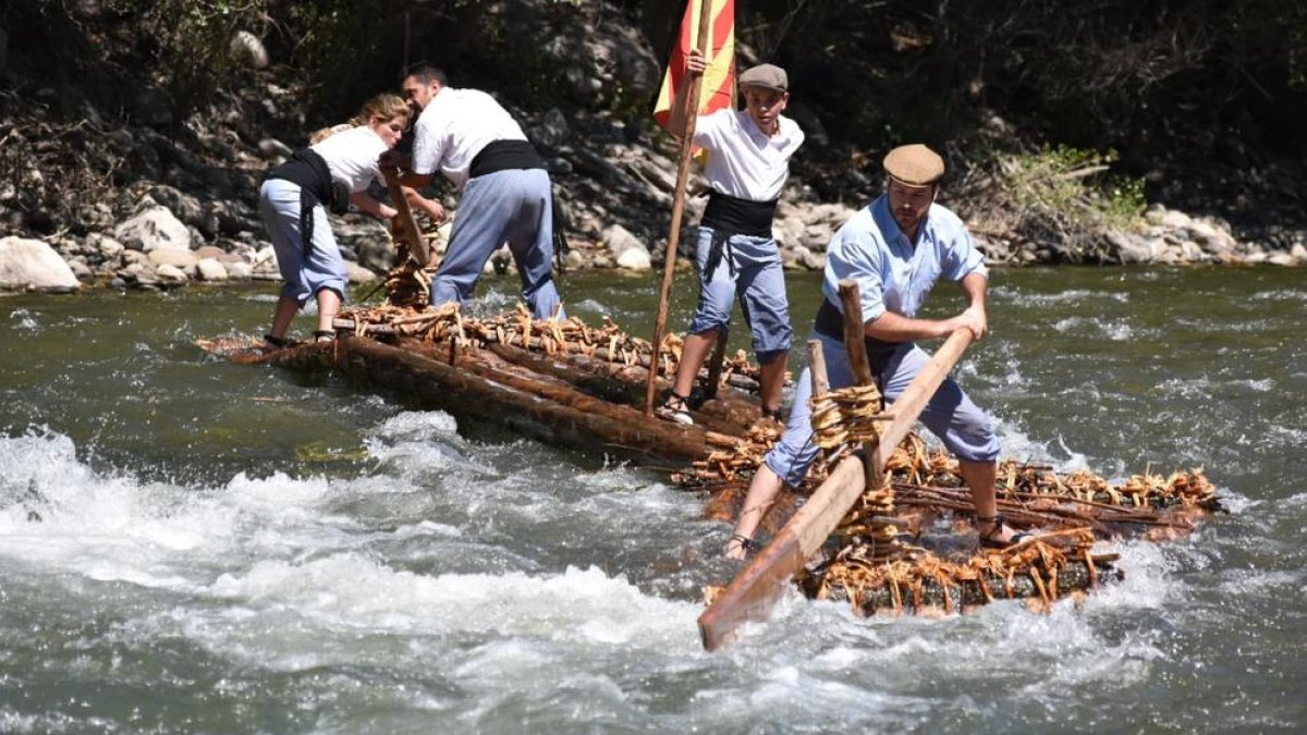 Uno de los ‘rais’ durante la bajada del año pasado en Coll de Nargó.