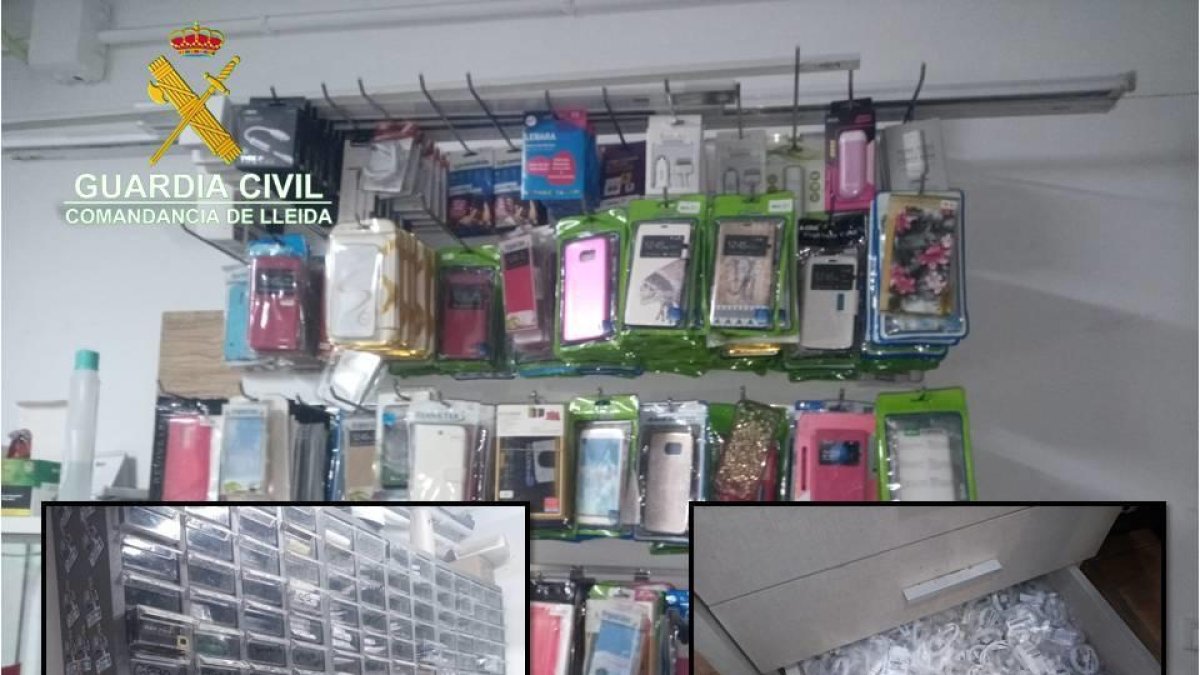 Intervenen a Tàrrega material falsificat per valor de més de 6.000 euros