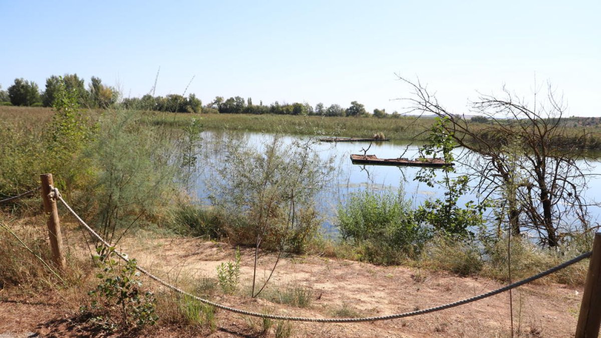 El pantà d’Utxesa, on es crearà un sender que vorejarà part de la reserva de fauna salvatge.